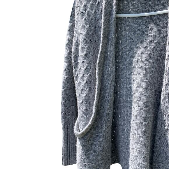 Brixon Ivy Stitch Fix Gray Lawley Cable Knit Cashmere Cardigan Sweater SF7241S S - Picture 3 of 12